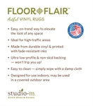 Studio M Balance - Aqua Floor Flair -FF10003