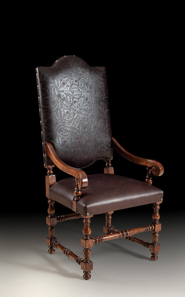 David Michael GV-94-AL Leather Arm Chair