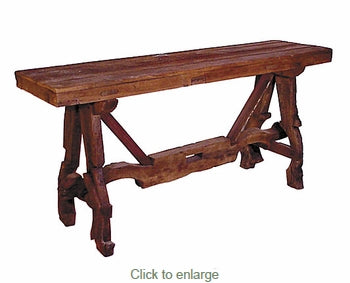Ox Yoke Old Wood Sofa Table LZ10100
