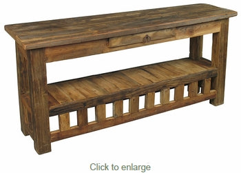 Rustic Southwest Old Wood Sofa Table MI10793